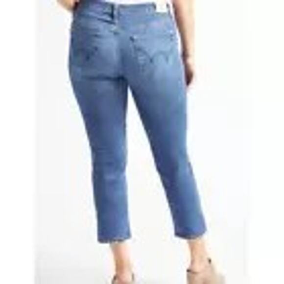 Anthropologie x EDWIN NWT Elin Crop in Ambition Size 29 MSRP $178 - Picture 2 of 8